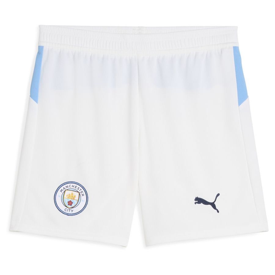 Manchester City Home Shorts 2025/26 Kids-SoccerKits Hub | Buy Soccer Jerseys Online